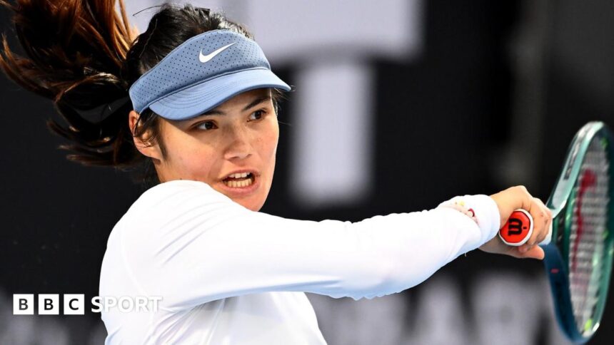 Raducanu beaten by world number 204 in Hobart