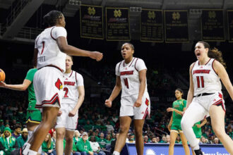 Reyna Scott scores 20 points to lead No. 9 Louisville past No. 23 Notre Dame 79-66