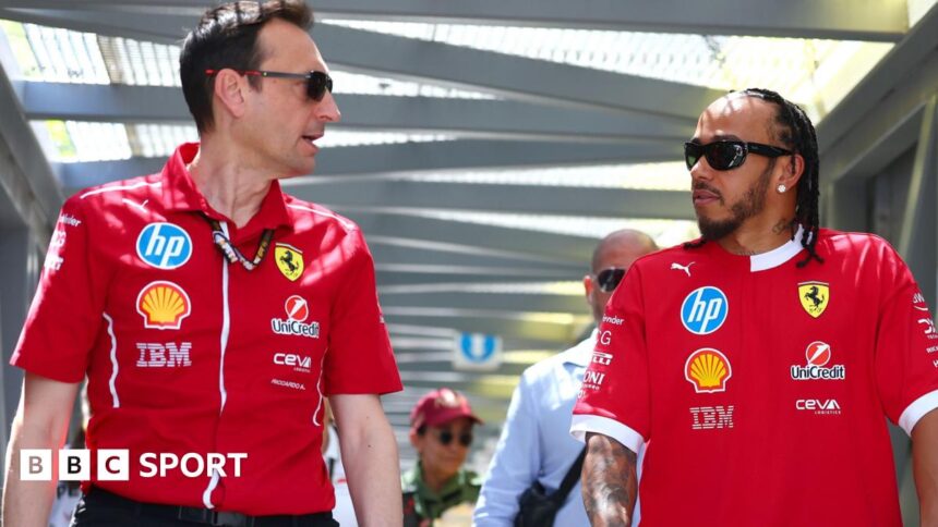 Hamilton's Ferrari race engineer moved to new role