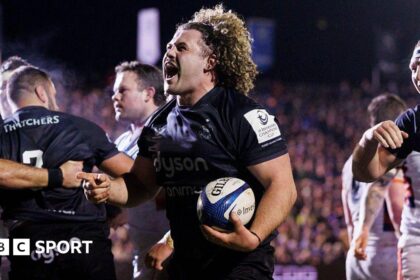 Nine-try Bath thump Edinburgh to win Pool 2