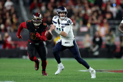 Is Sam Darnold playing today in Seahawks' playoff game vs. 49ers?