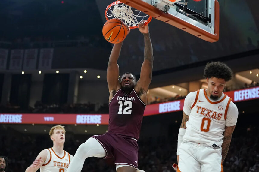 Texas A&M pushes past Texas in 74-70 win