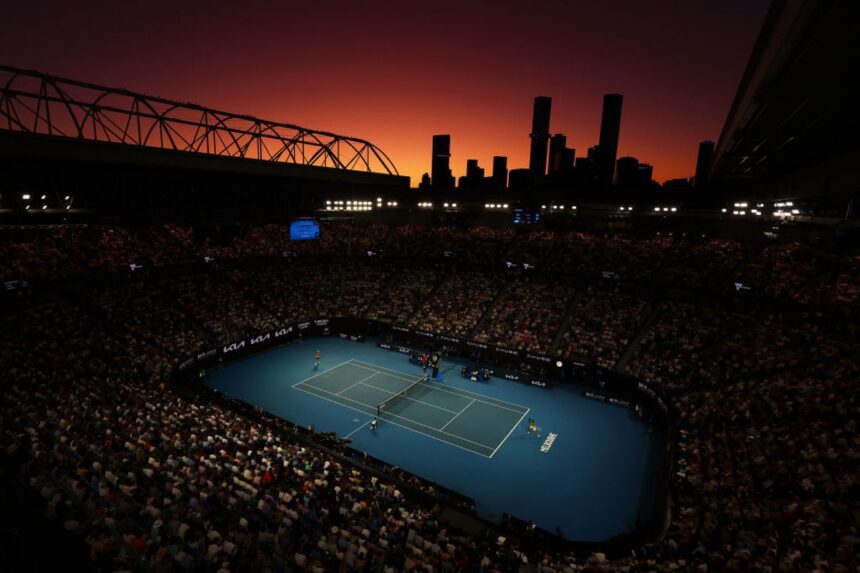 Australian Open order of play and tournament schedule