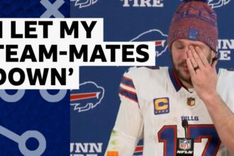 Tearful Allen reflects on play-off loss to Broncos