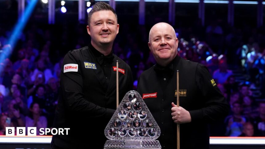 Wilson establishes lead over Higgins in Masters final