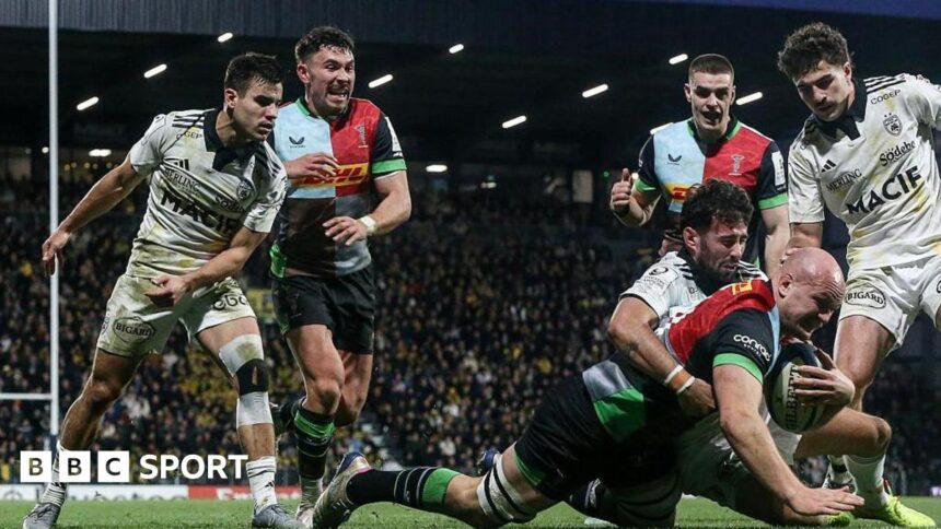Quins knock out La Rochelle with stunning away win