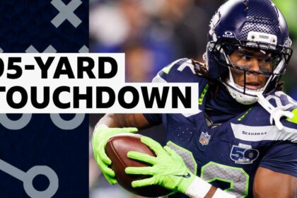 Shaheed scores incredible touchdown on first play of the game