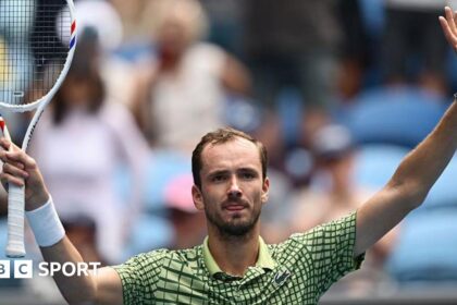 'Big push for positivity' helps Medvedev end Grand Slam losing streak