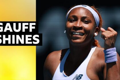 Gauff wins two brilliant points on way through to Australian Open second round