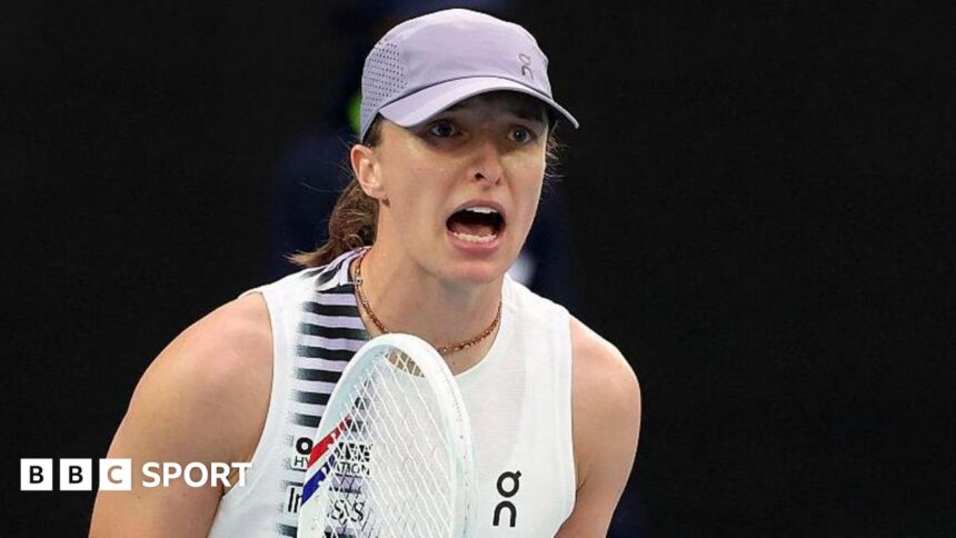 'Ups and downs' as Swiatek begins bid for history with win