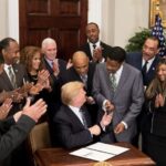 President Trump, celebs attend CFP Championship Game