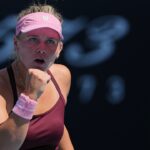 American tennis player has request for Australian Open fan who 'barked' at her in upset win