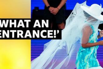 Osaka steals show with 'jellyfish' walk-on outfit at Australian Open