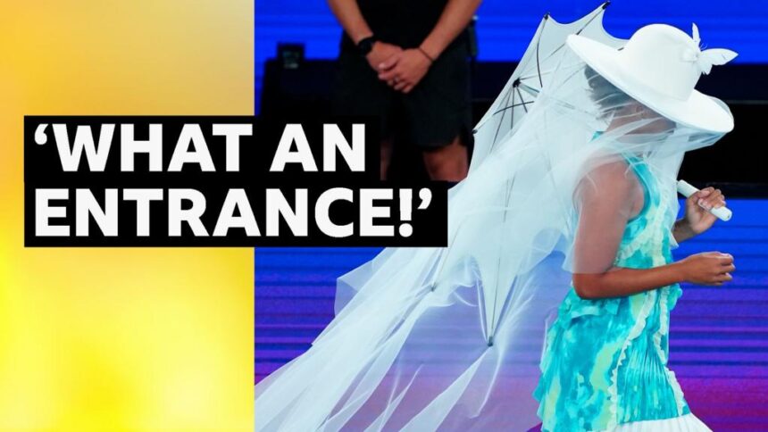 Osaka steals show with 'jellyfish' walk-on outfit at Australian Open
