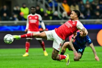Jesus' 'dream' brace at Inter fires Arsenal into Champions League last 16