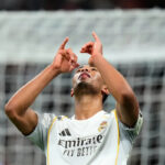 Jude Bellingham sends message to fans with 'drinking' celebration after goal in Real Madrid rout