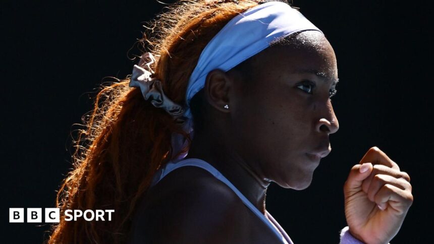 'Near perfect' Gauff joins Sabalenka in third round