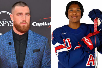 Hockey star Laila Edwards to make Olympic history with a little help from Travis Kelce
