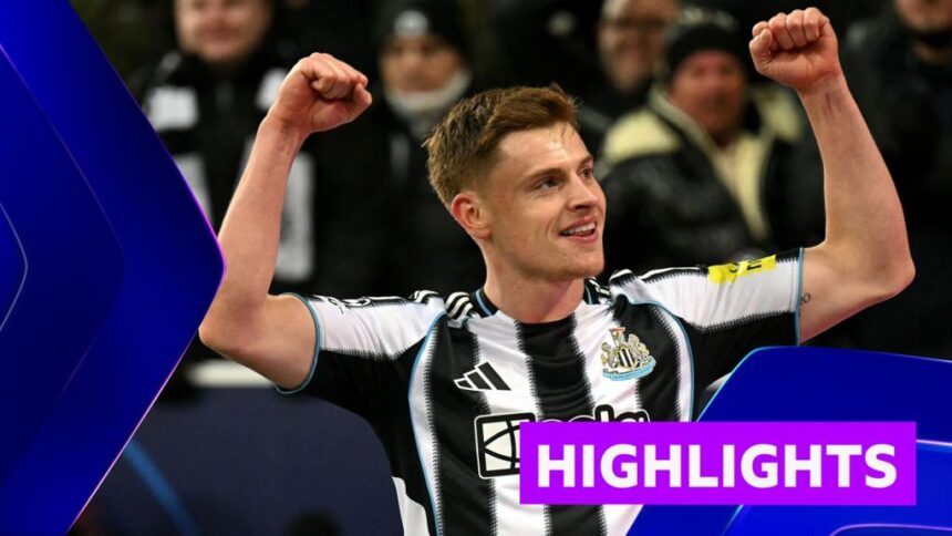 Newcastle secure last-16 play-off spot after comfortable win over PSV
