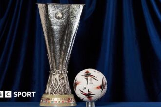 Who can join Aston Villa in Europa League last 16?