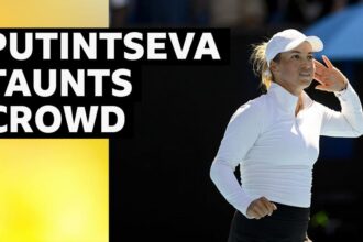 Putintseva responds to boos with dancing and kisses at Australian Open