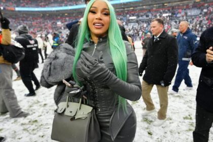 Cardi B feels 'so excited' for the Patriots heading to the Super Bowl