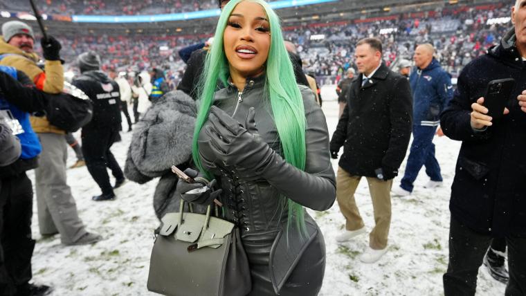 Cardi B feels 'so excited' for the Patriots heading to the Super Bowl
