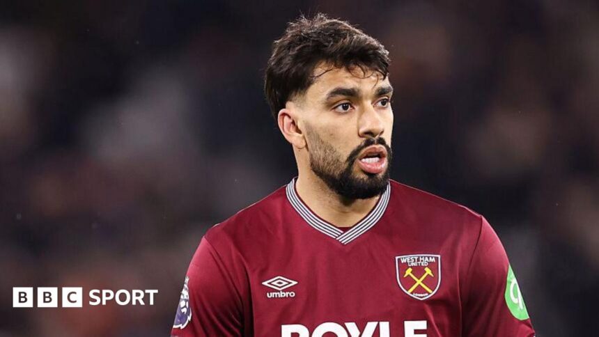 West Ham agree £35.5m sale of Paqueta to Flamengo