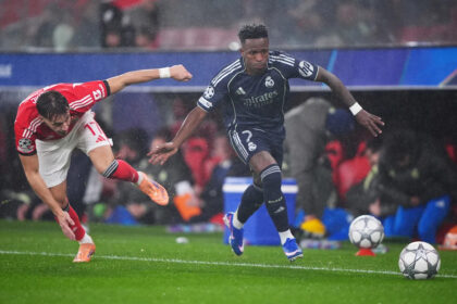 9-man Real Madrid drop into Champions League play-offs after uninspiring defeat in Lisbon