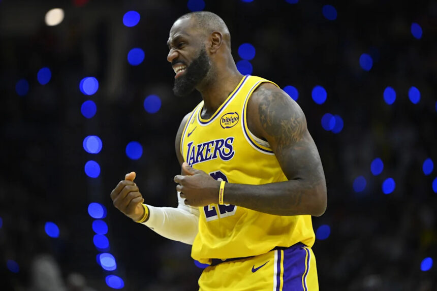 LeBron James brought to tears by tribute video, reflects on time in Cleveland