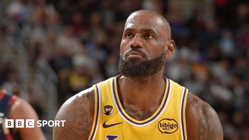 James brought to tears by Cleveland video tribute