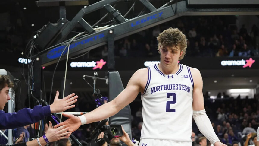 Martinelli scores 34, Singleton has double-double as Northwestern downs Penn State 94-73