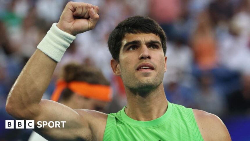 Cramping Alcaraz beats Zverev in epic to reach final