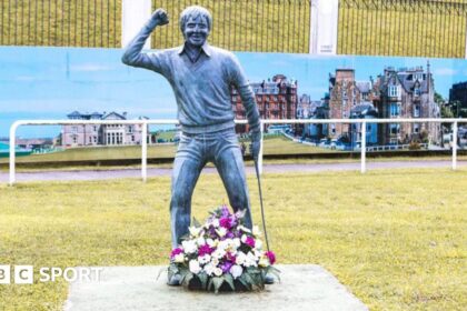 Seve statue 'broken up by thief for bronze sale'