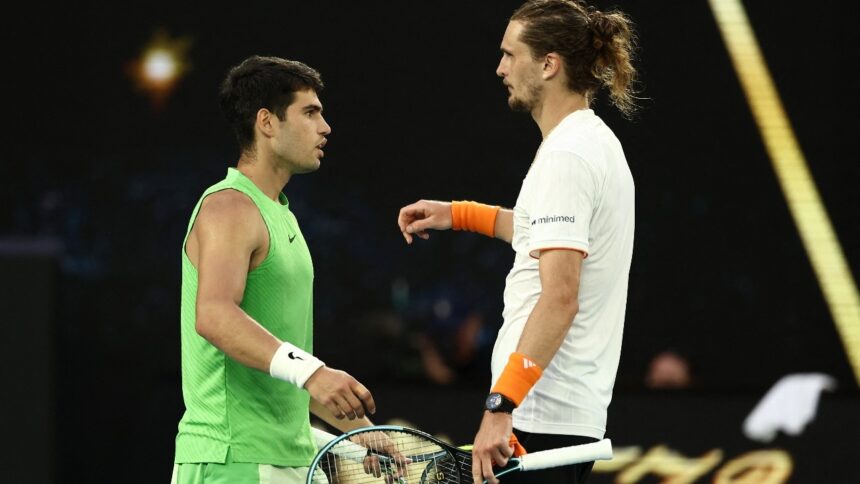 Australian Open: Zverev criticises Alcaraz's medical time-out after semi-final loss