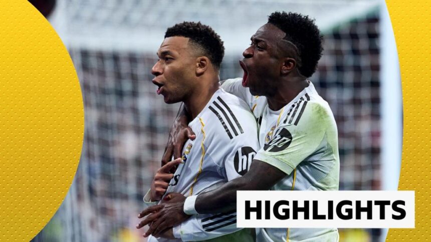 Late Mbappe penalty rescues Real Madrid against Vallecano