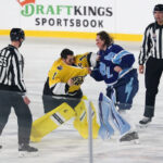 Goalie fight! Bruins, Lightning goaltenders brawl in Stadium Series