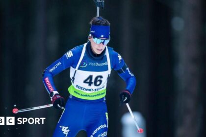 Italian biathlete fails doping test before Olympics