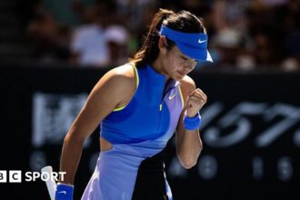 Raducanu wins first match since split from coach