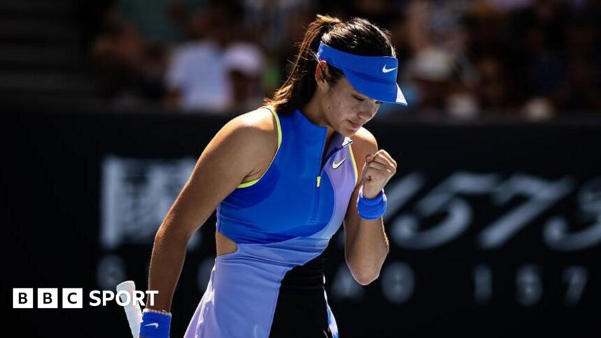 Raducanu wins first match since split from coach
