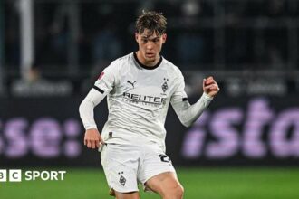Forest sign defender Netz from Monchengladbach