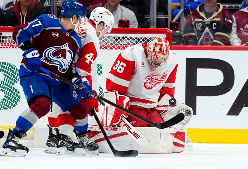 Detroit Red Wings ascend past Colorado Avalanche with 2-0 shutout
