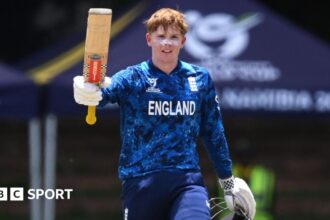 Rew century helps England to Under-19 World Cup final