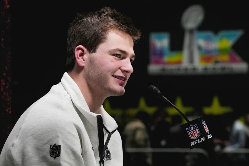 Drake Maye shares new update on shoulder injury ahead of Super Bowl LX