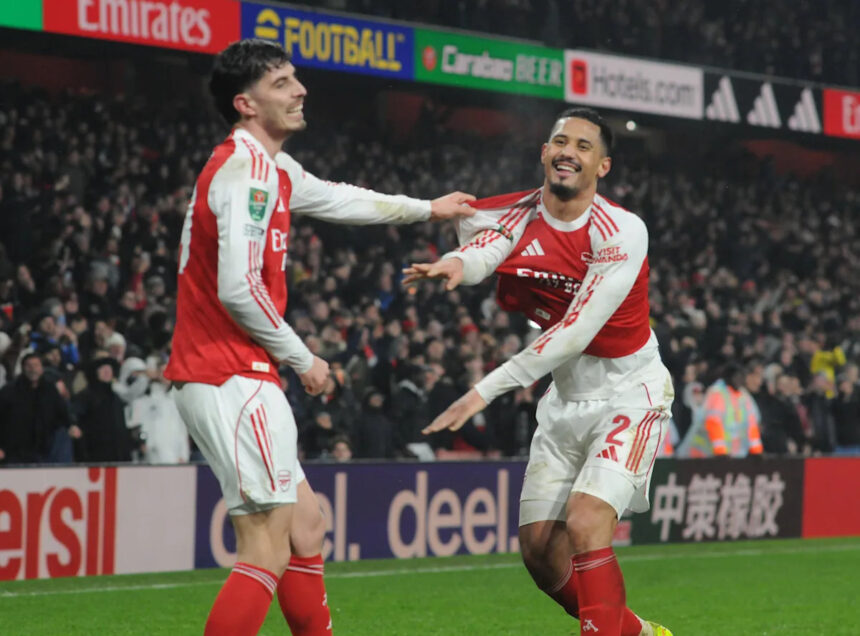 Arsenal manage tense Chelsea test to book place at Wembley