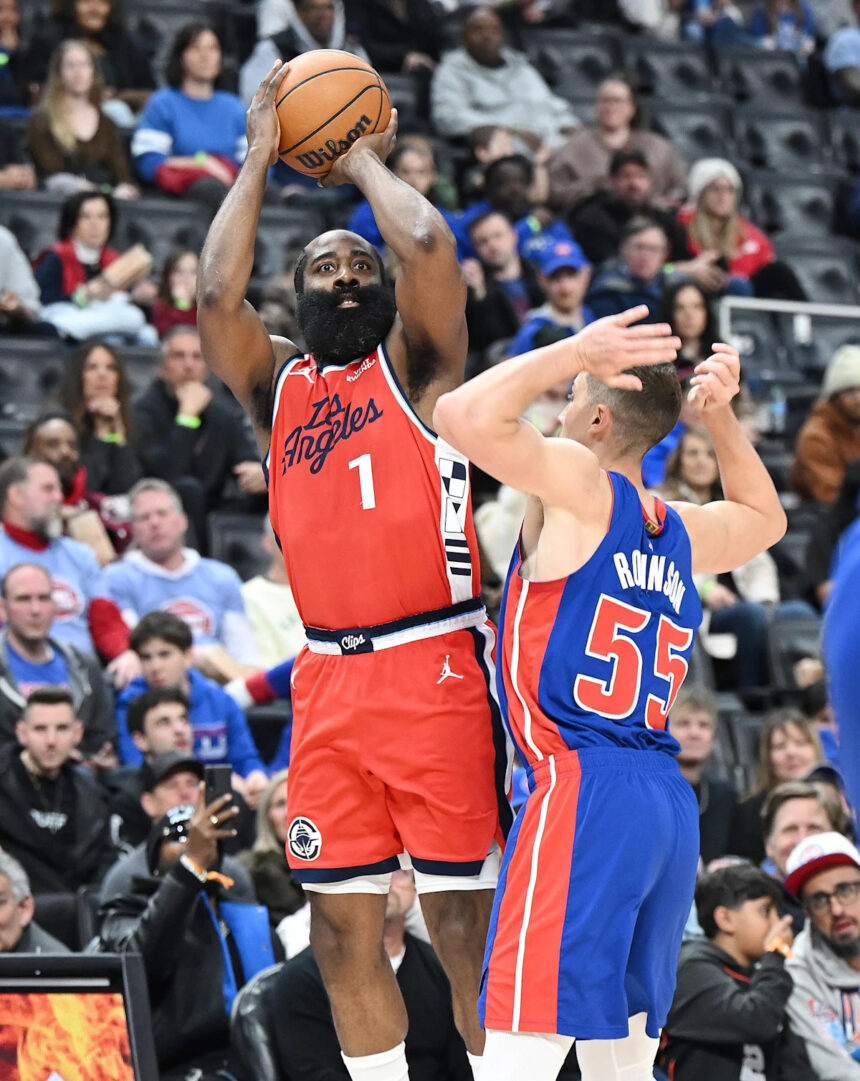 Report: Clippers trade James Harden to Cavaliers for Darius Garland, second-round pick