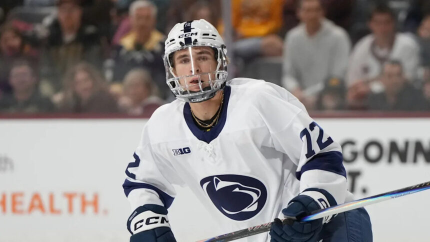 Gavin McKenna, the top NHL prospect from Penn State, charged with assault