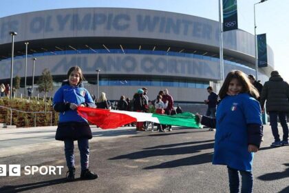Dirty but vibrant - Olympic ice hockey arena opens after race against time