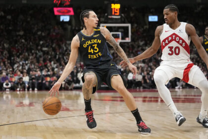 Golden State Warriors jersey history - No. 43 - Lindy Waters III (2024-25)