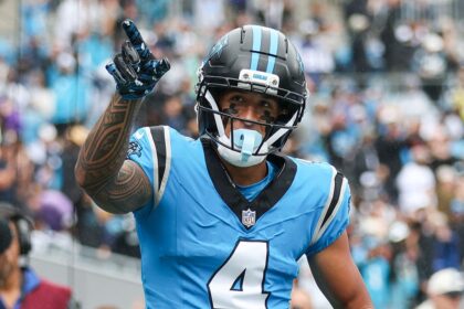 Panthers star Tetairoa McMillan wins Offensive Rookie of the Year after slur controversy